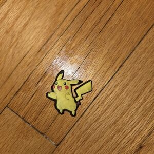 Jibbitz Pikachu Charm in Yellow and Black